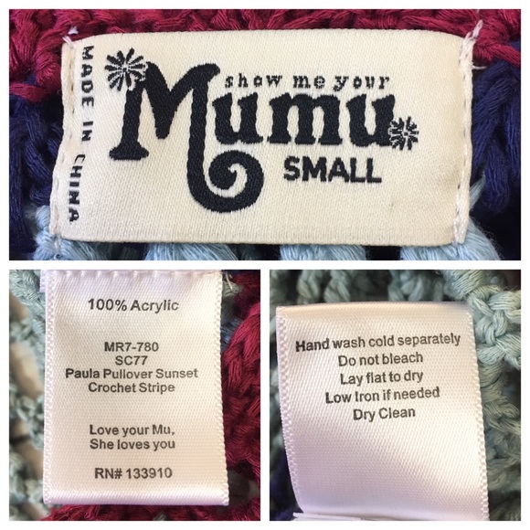 Show Me Your Mumu Paula Crochet Stripe Pullover - Picture 9 of 9